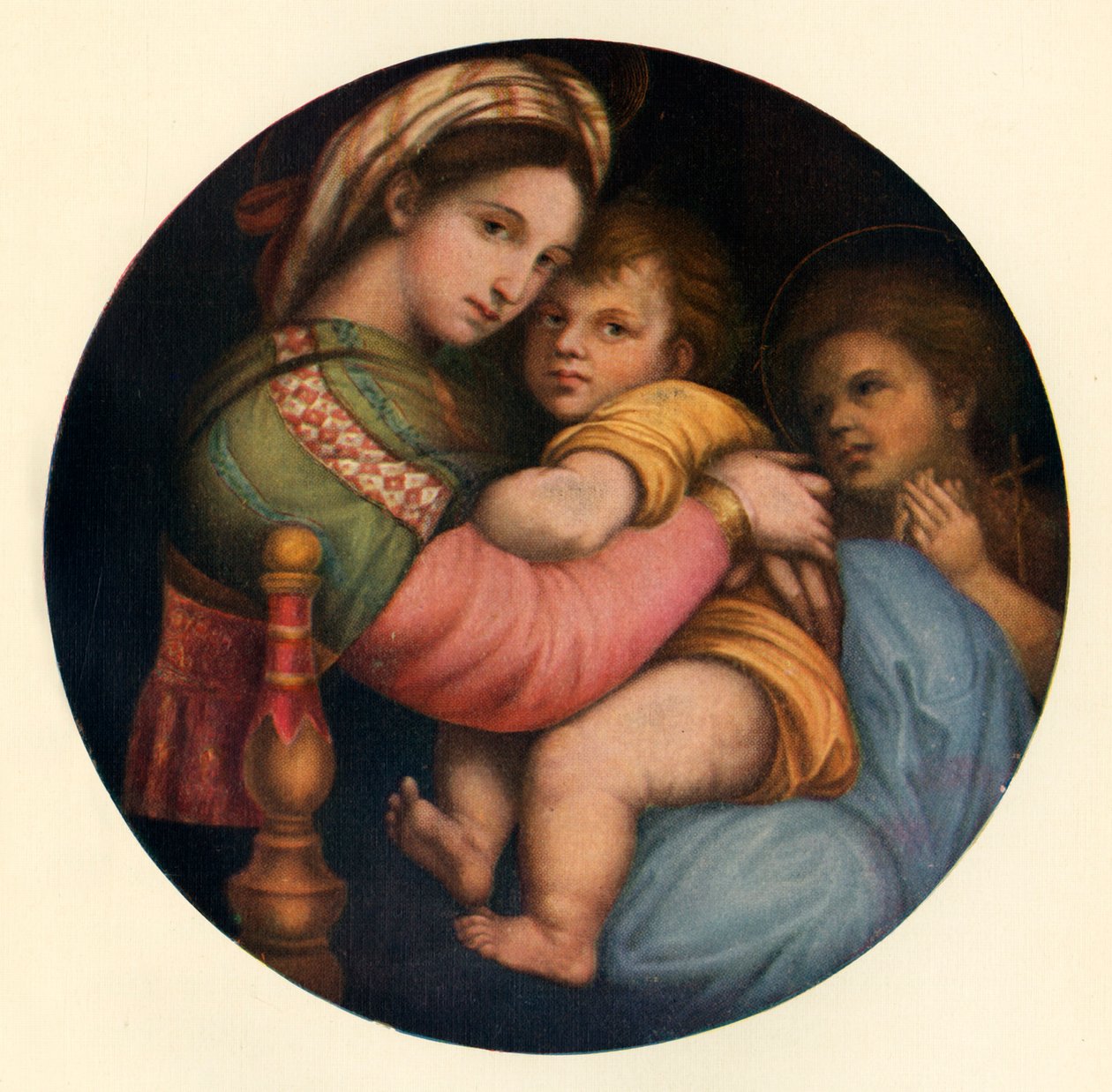 Madonna Della Sedia, c1514, c1912 autorstwa Raffaello Sanzio Raphael