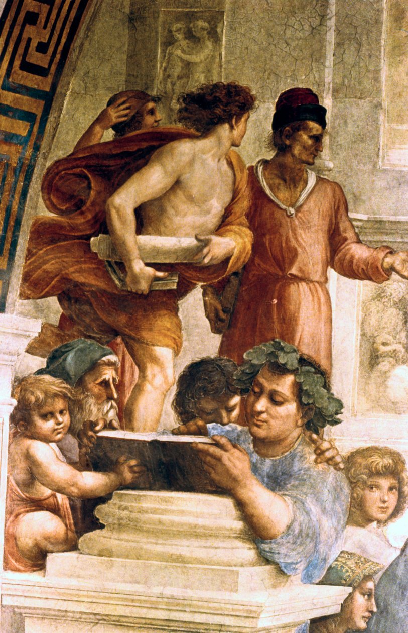 Szkoła Ateńska, 1509 autorstwa Raffaello Sanzio Raphael