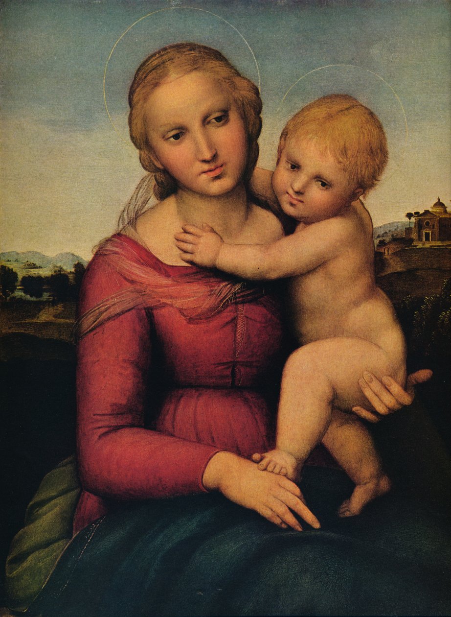 Mała Madonna Cowper, 1505 autorstwa Raffaello Sanzio Raphael