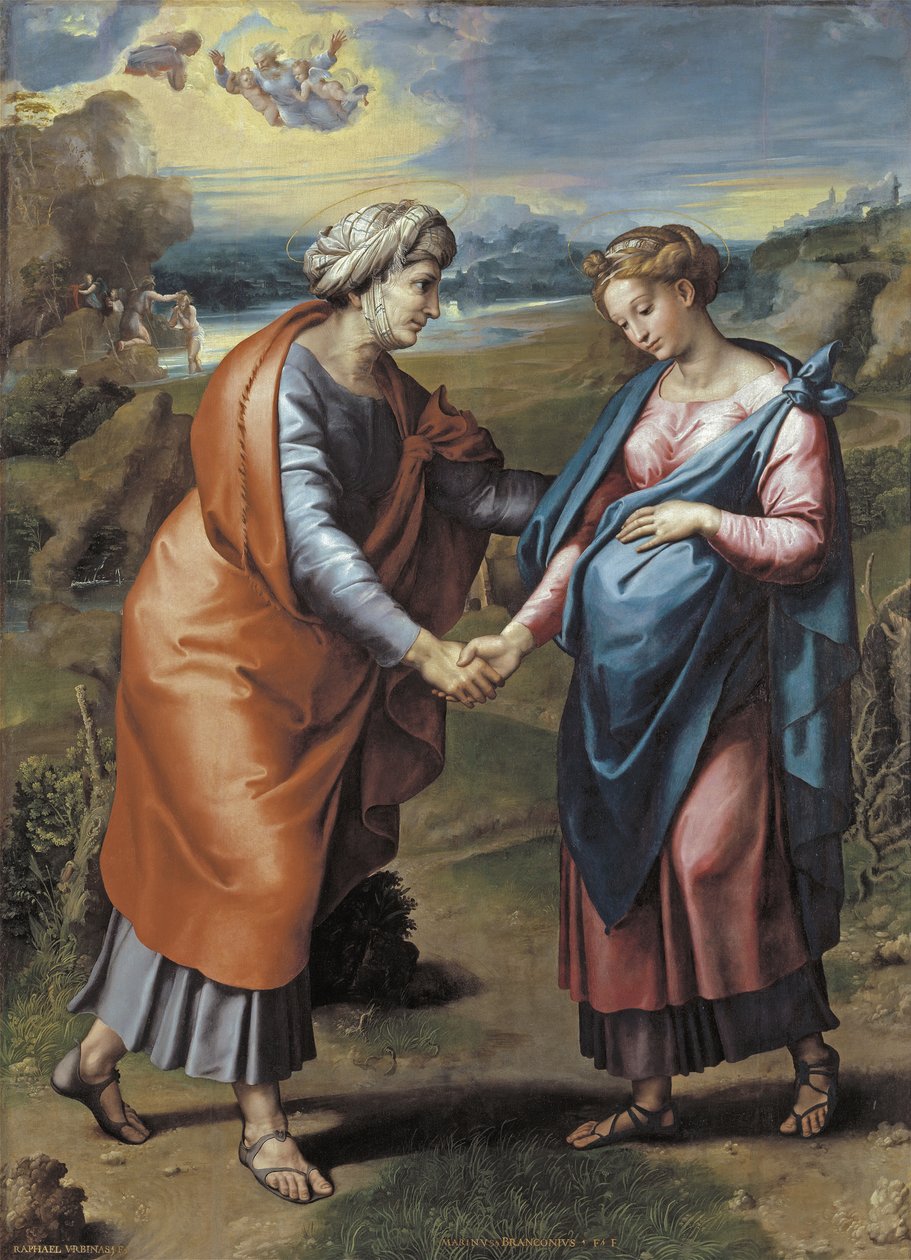 Nawiedzenie, 1517 autorstwa Raffaello Sanzio Raphael