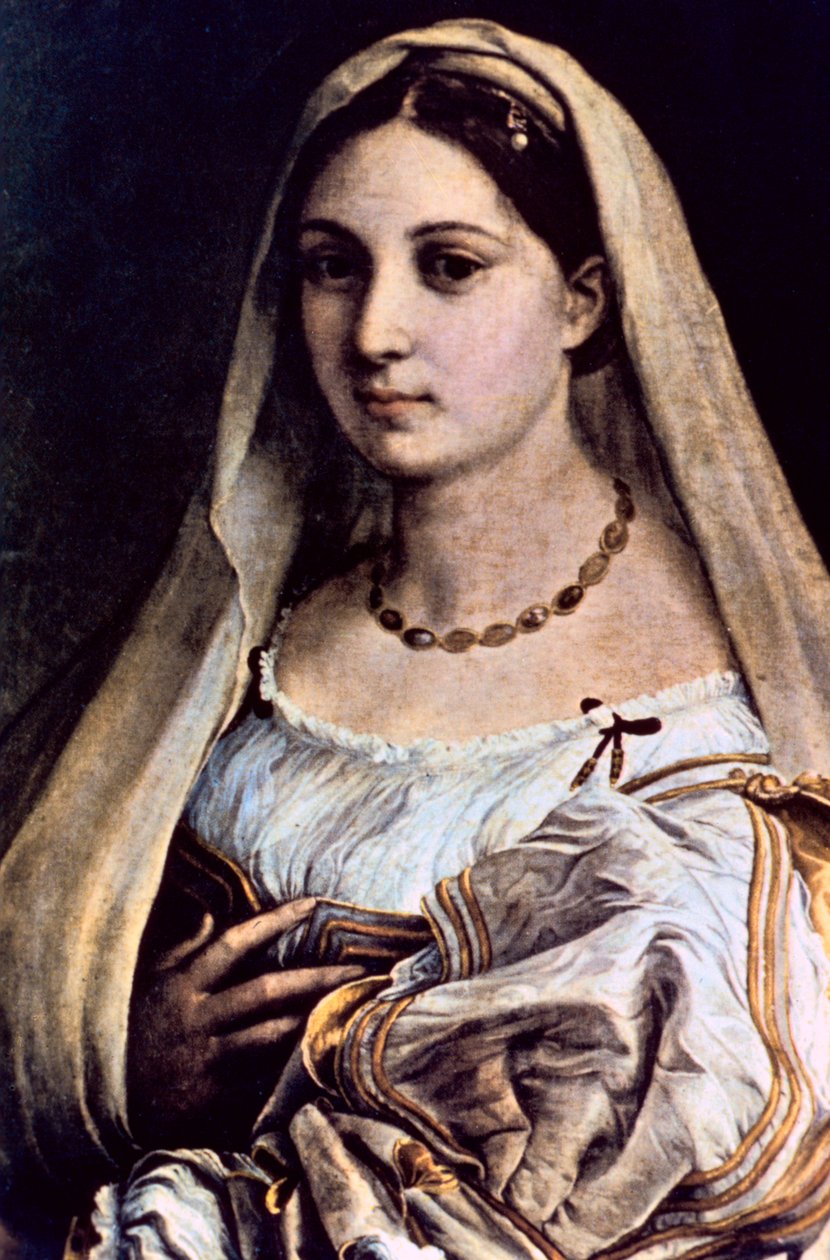 Kobieta z welonem La Donna Velata, 151213 autorstwa Raffaello Sanzio Raphael