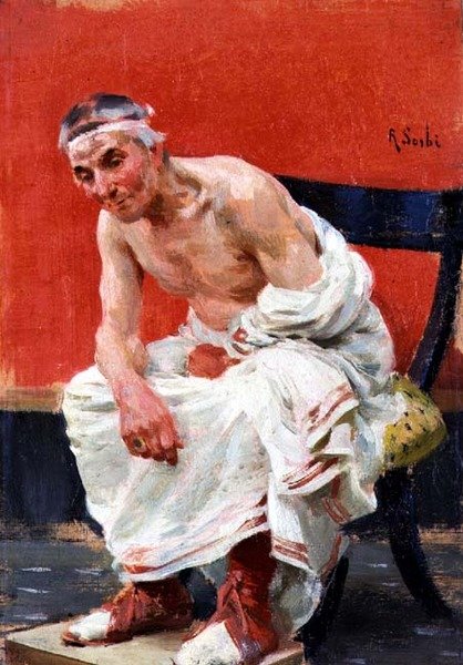 Chwila namysłu (panel) autorstwa Raffaello Sorbi