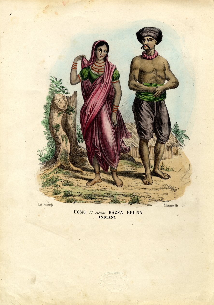 Indianie, 1863-79 autorstwa Raimundo Petraroja