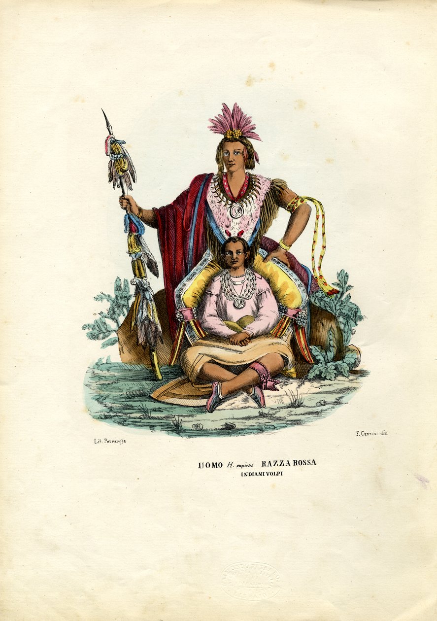 Indianie, 1863-79 autorstwa Raimundo Petraroja