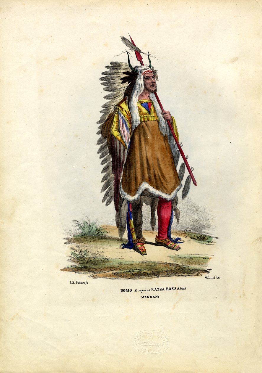 Indianin Mandani, 1863-79 autorstwa Raimundo Petraroja