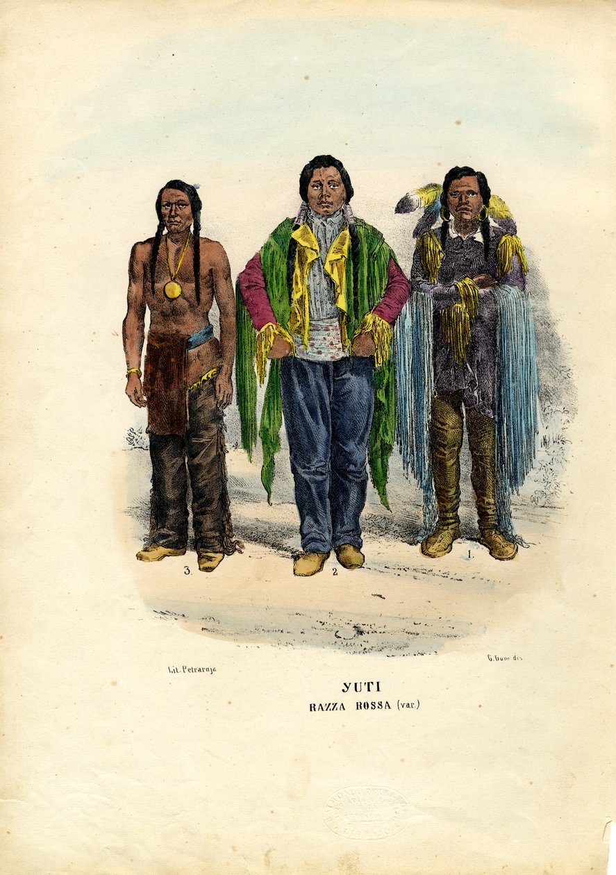 Indianie Yuti, 1863-79 autorstwa Raimundo Petraroja