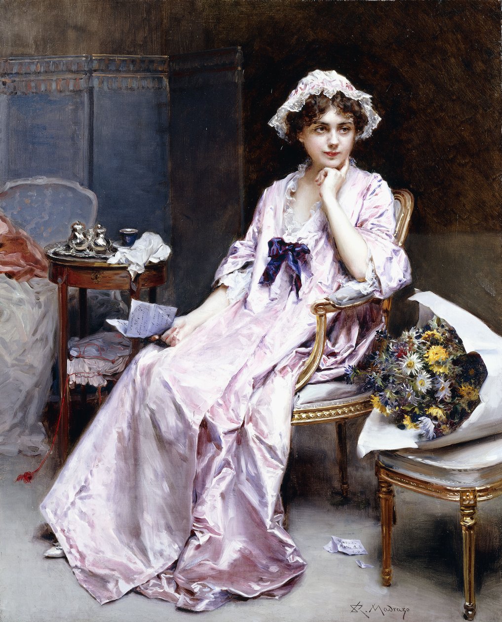Niechętna Kochanka autorstwa Raimundo de Madrazo y Garreta