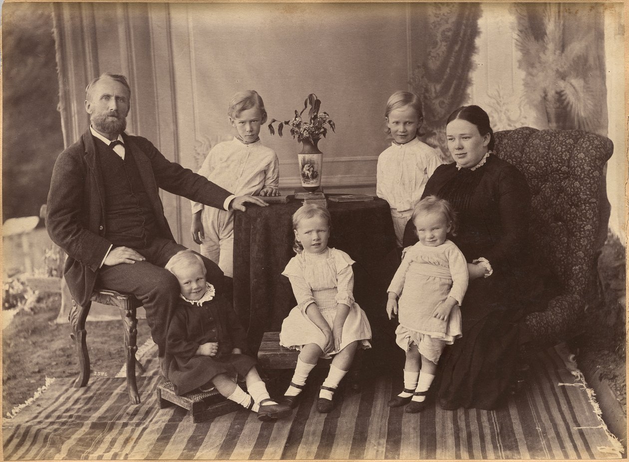 Pan Robert Holtz i rodzina (werso) autorstwa Raja Deen Dayal