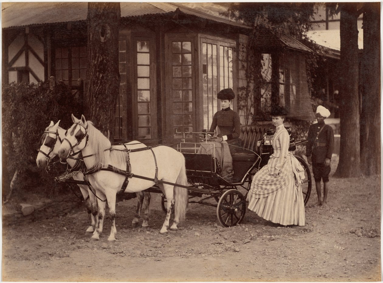 Pani i panna Lyall, Shimla autorstwa Raja Deen Dayal