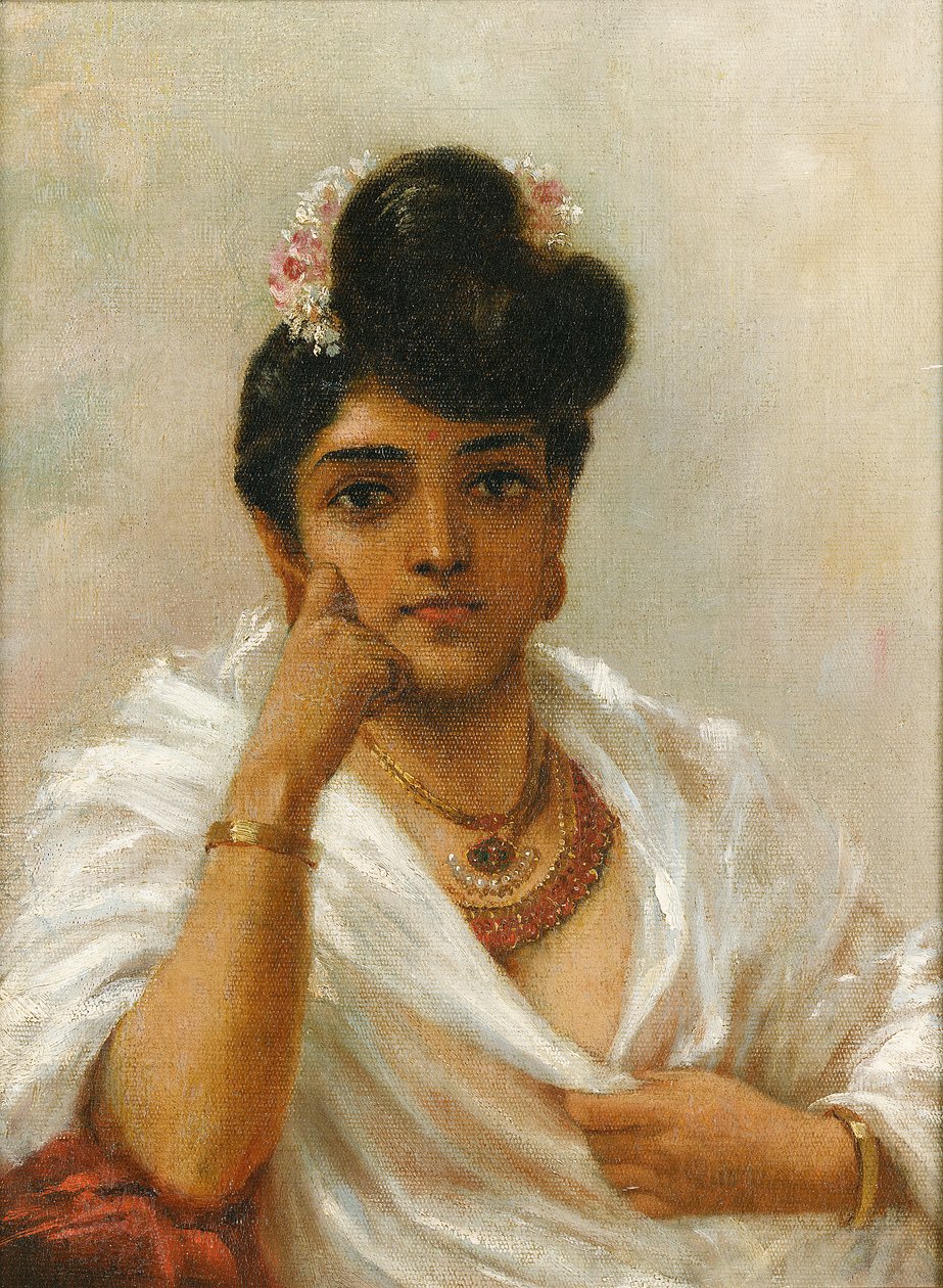 uroda malabarska autorstwa Raja Ravi Varma