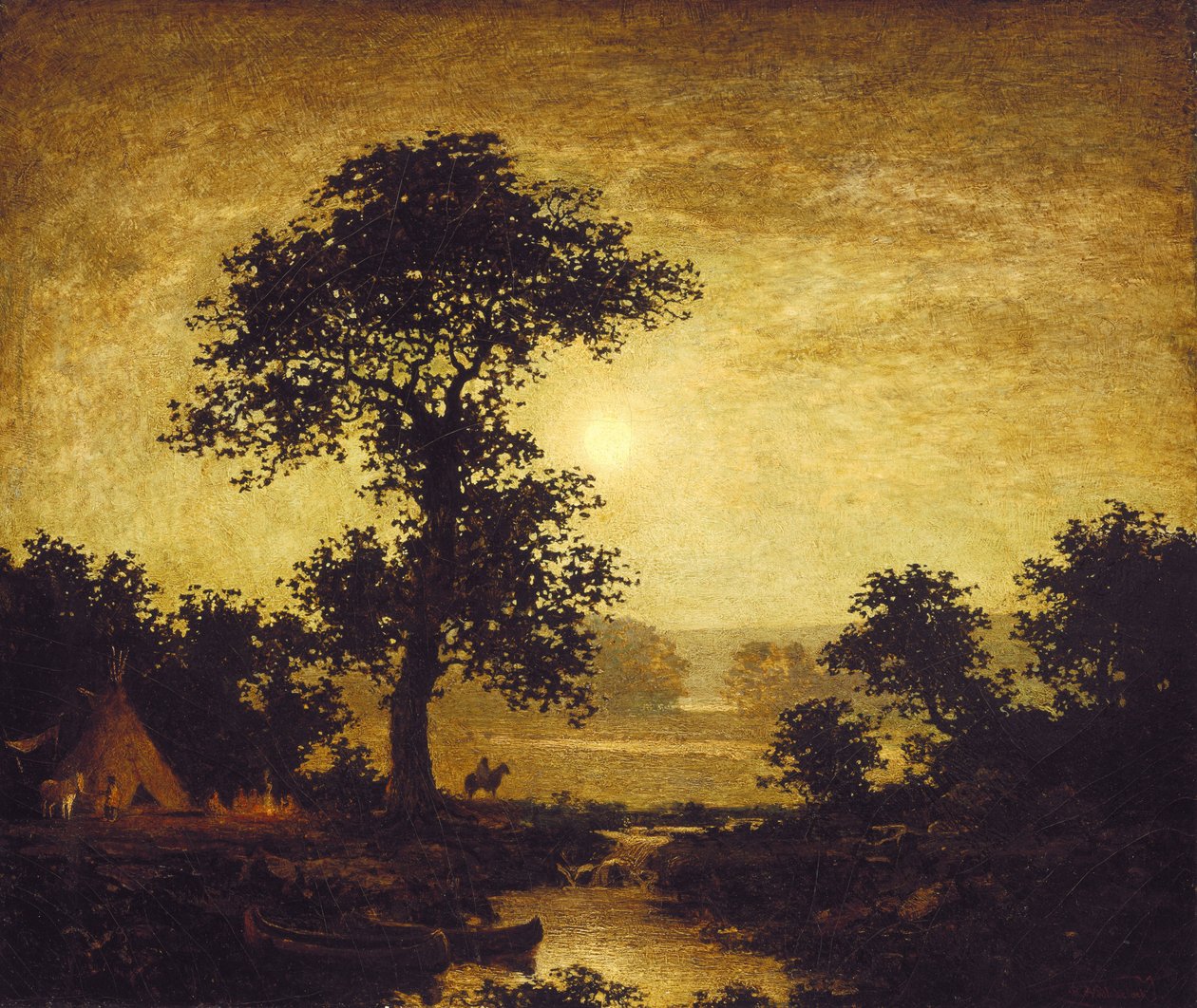 światło księżyca autorstwa Ralph Albert Blakelock