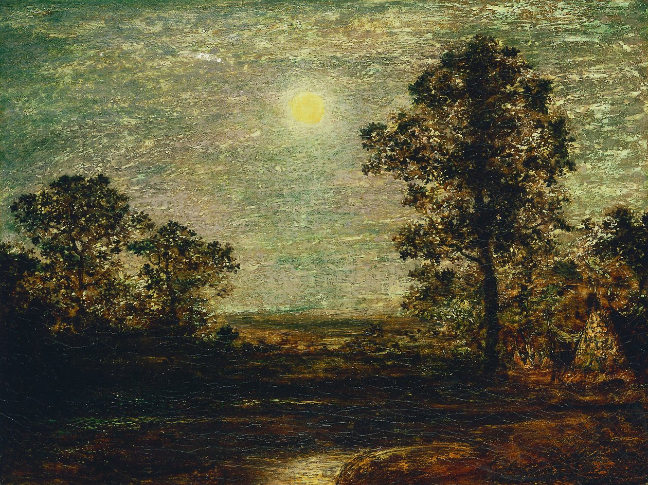 Bez tytułu (Księżycowy krajobraz) autorstwa Ralph Albert Blakelock