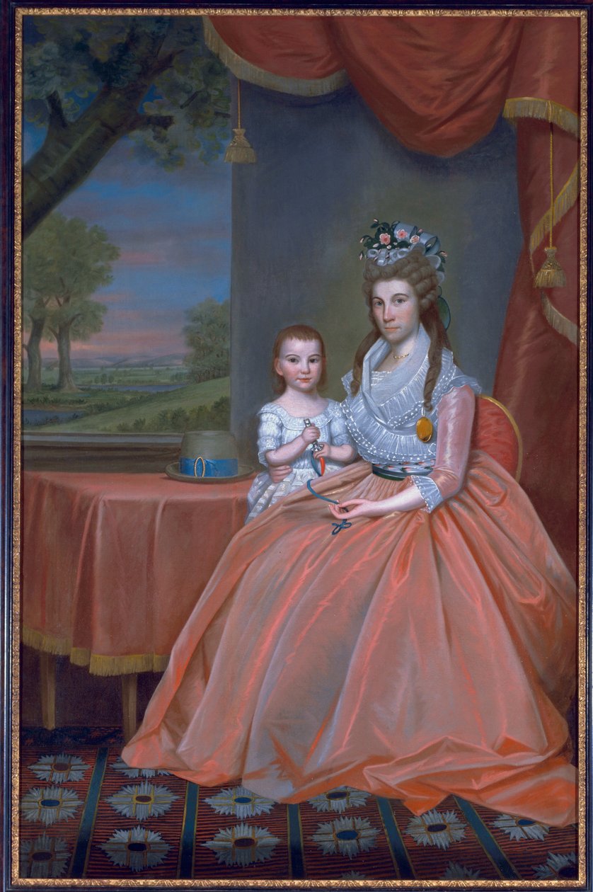 Pani Elijah Boardman i jej syn, William Whiting Boardman, ok. 1796 r. autorstwa Ralph Earl