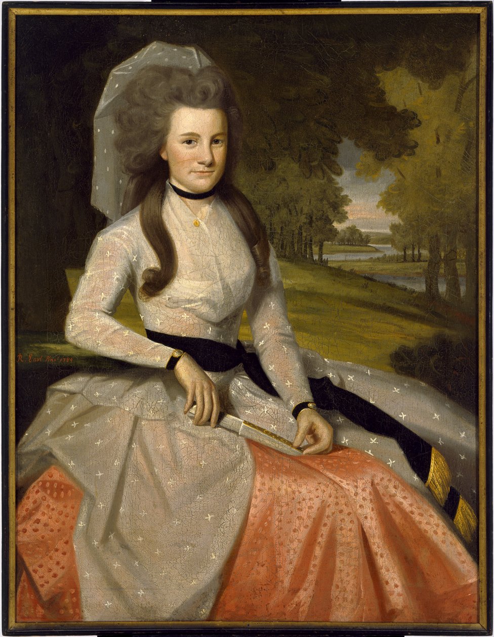 Portret Clarissy Seymour, 1789 autorstwa Ralph Earl