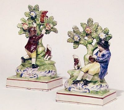 Staffordshire para grup gniazdujących na ptaki, ok. 1810 (ceramika) autorstwa Ralph Junior Wood