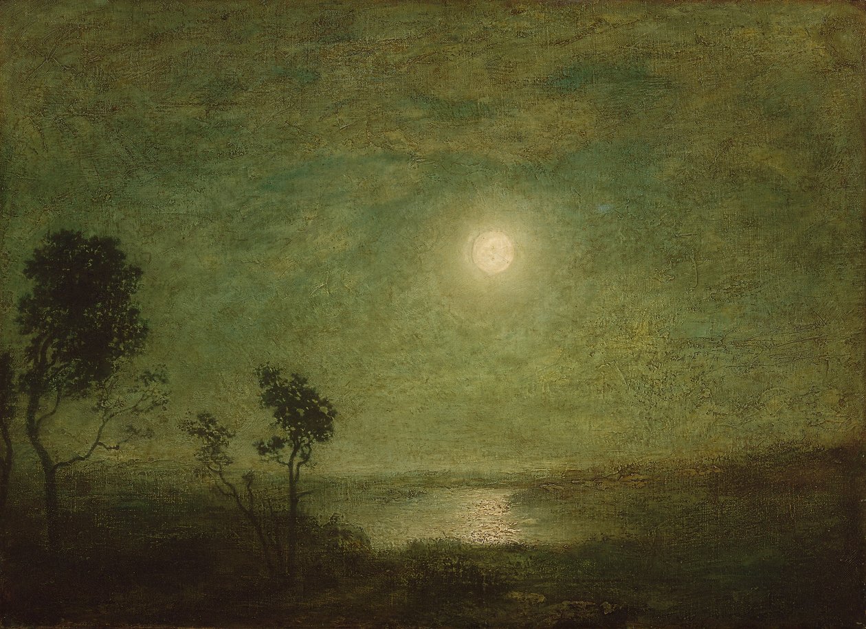Światło księżyca, ok. 1886-95 autorstwa Ralph Albert Blakelock