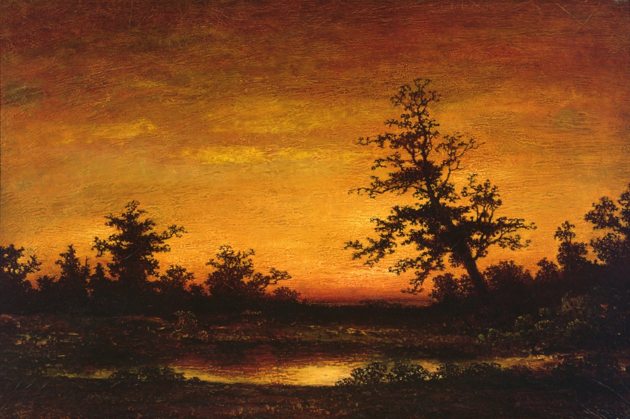 Zmierzch autorstwa Ralph Albert Blakelock