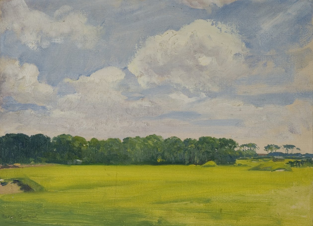 Pole golfowe Benton (olej na pokładzie) autorstwa Ralph Bullock