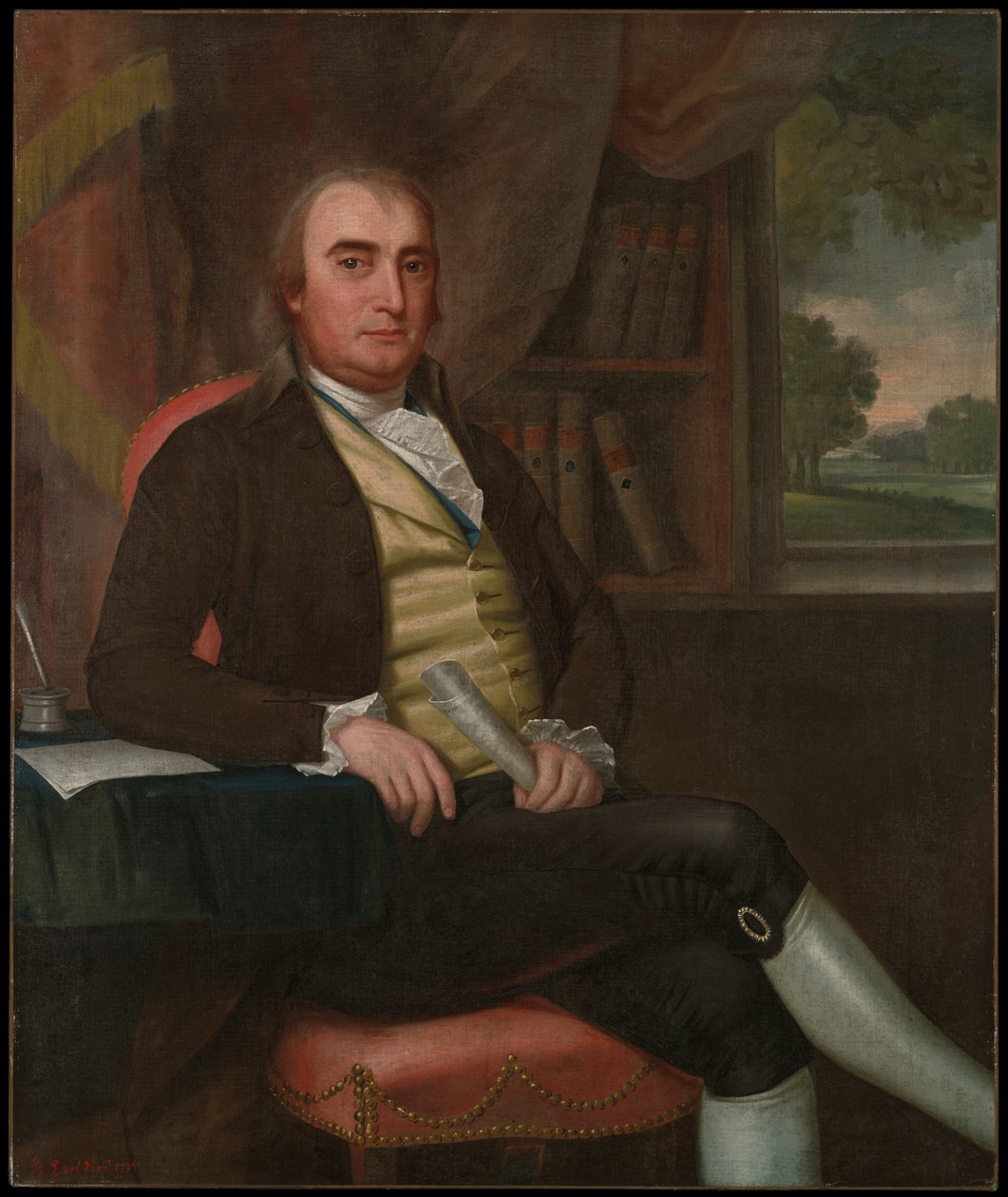 John Davenport (1752-1830), licencjat 1770, MA 1773 autorstwa Ralph Earl