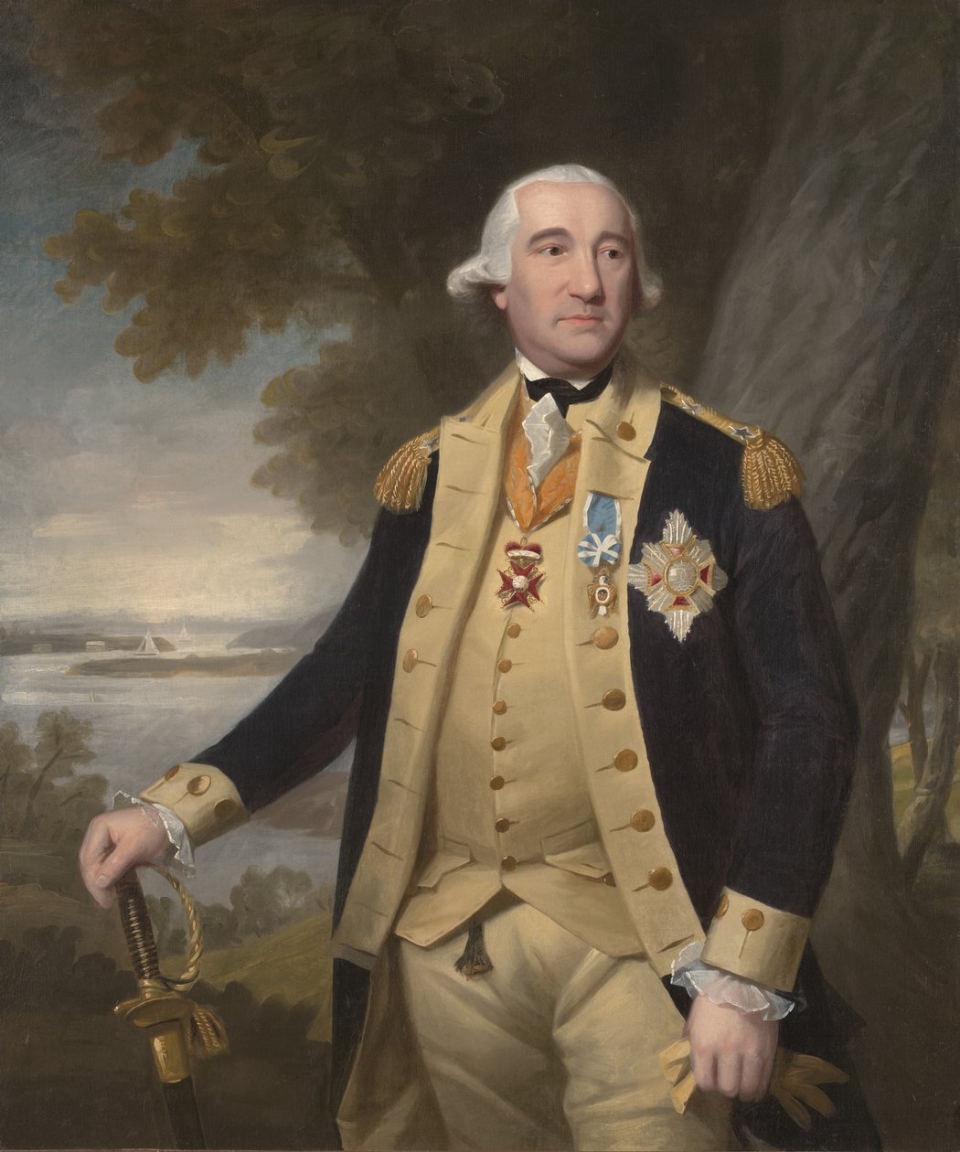 Baron Friedrich Wilhelm Augustus von Steuben, ok.1786 autorstwa Ralph Earl or Earle