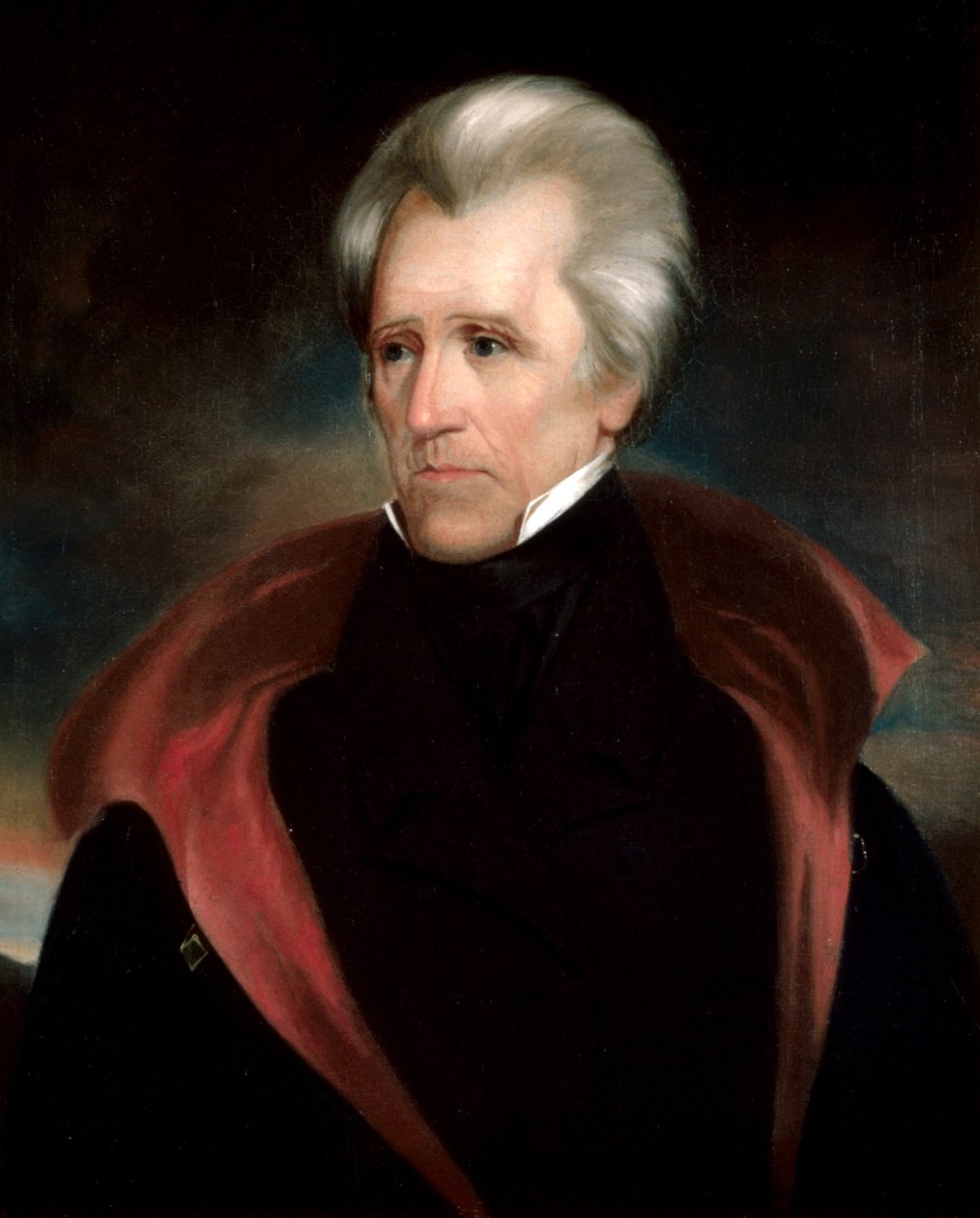 Głowa Andrew Jacksona (przycięta) autorstwa Ralph Eleaser Whiteside Earl
