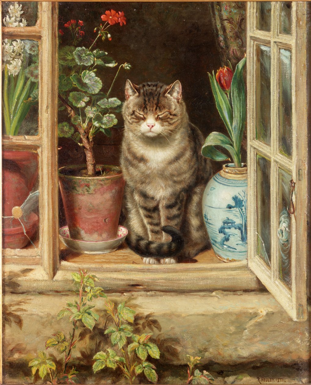 Mruganie w słońcu, 1881 autorstwa Ralph Hedley