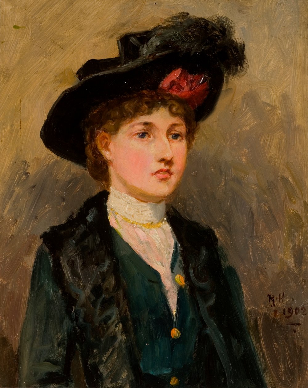 Elsie Wright, 1902 autorstwa Ralph Hedley