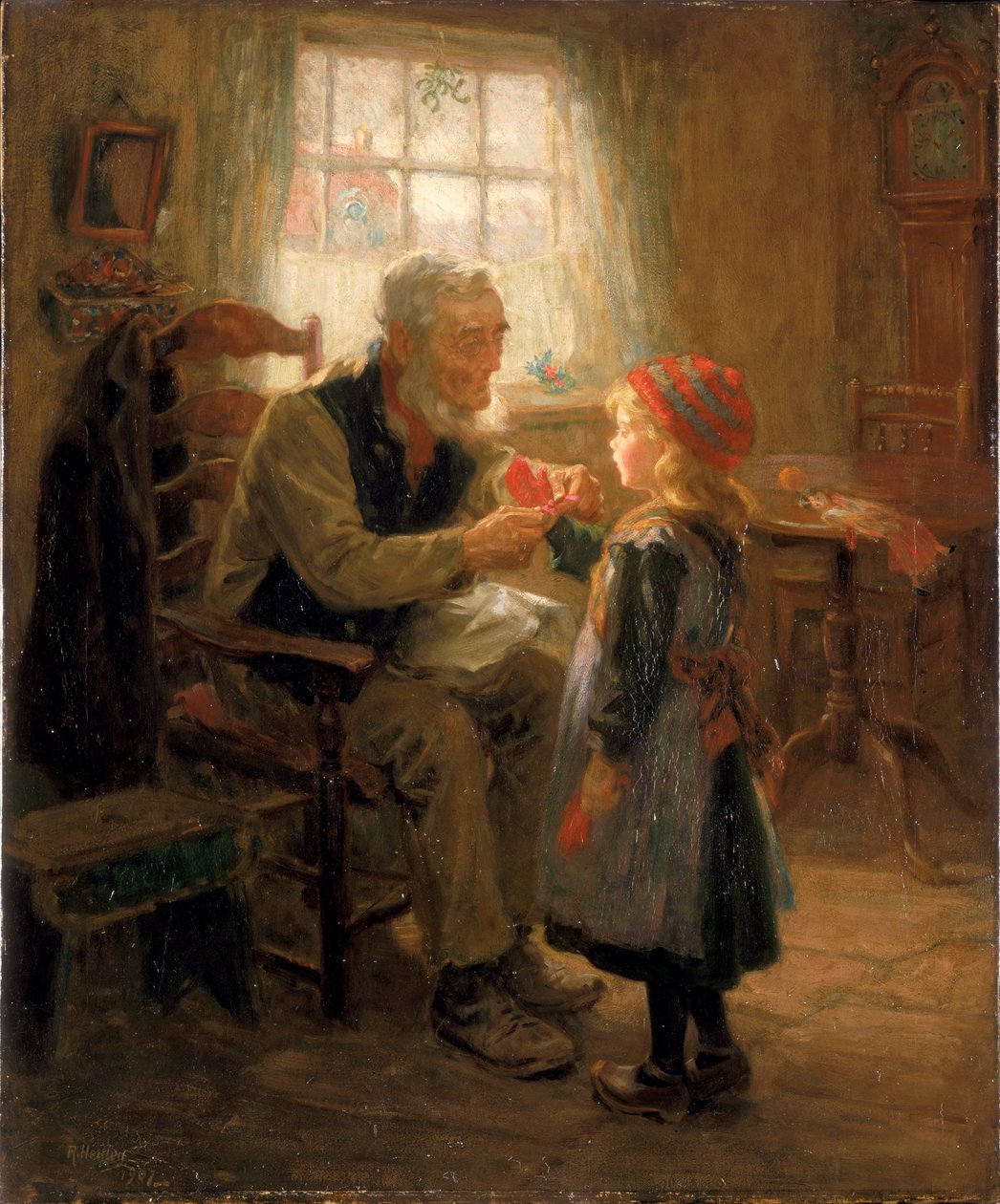 Rękawiczki, 1907 autorstwa Ralph Hedley