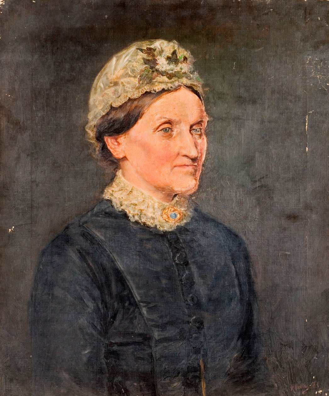Portret starej kobiety, 1881 autorstwa Ralph Hedley
