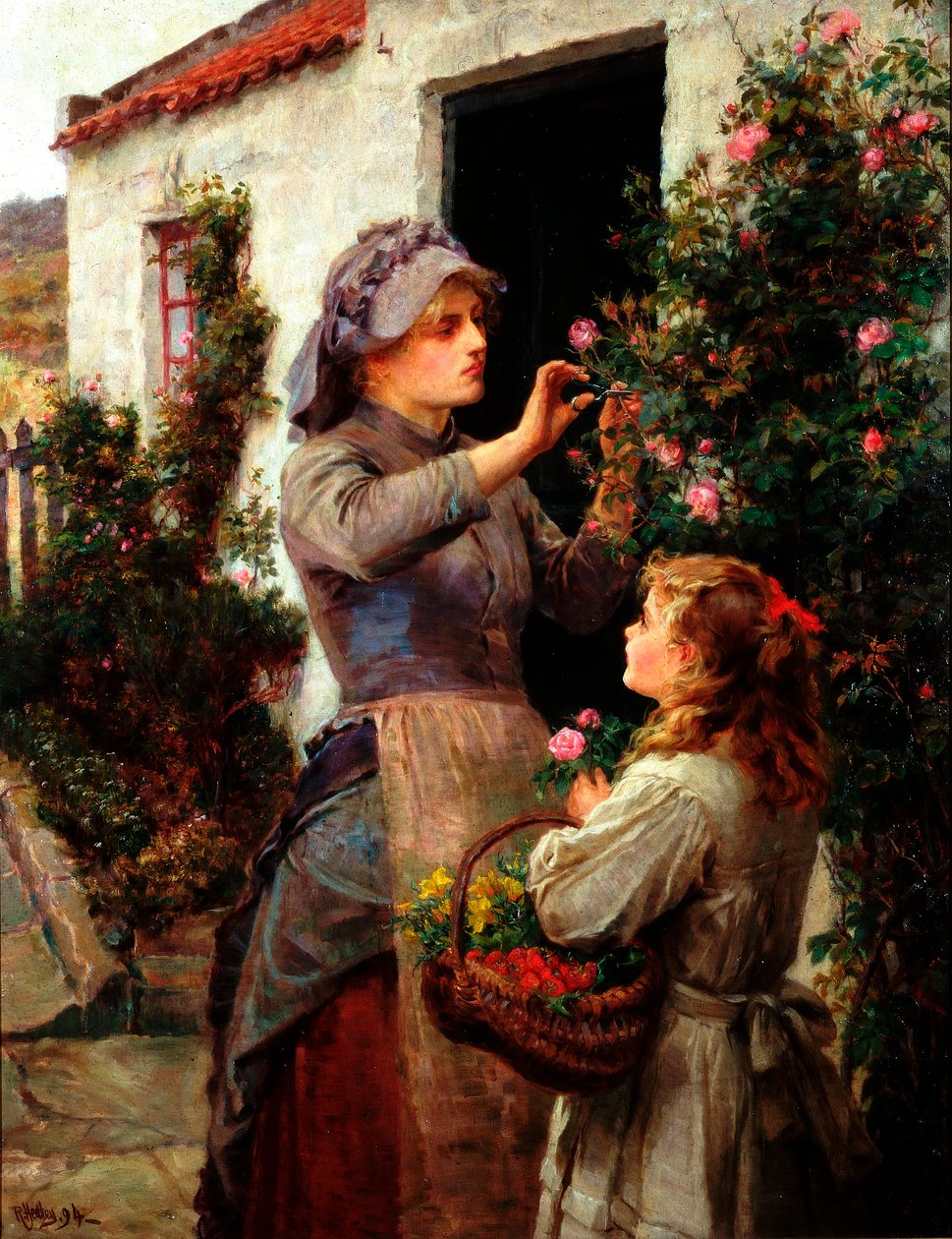 Róże dla inwalidów, 1894 autorstwa Ralph Hedley