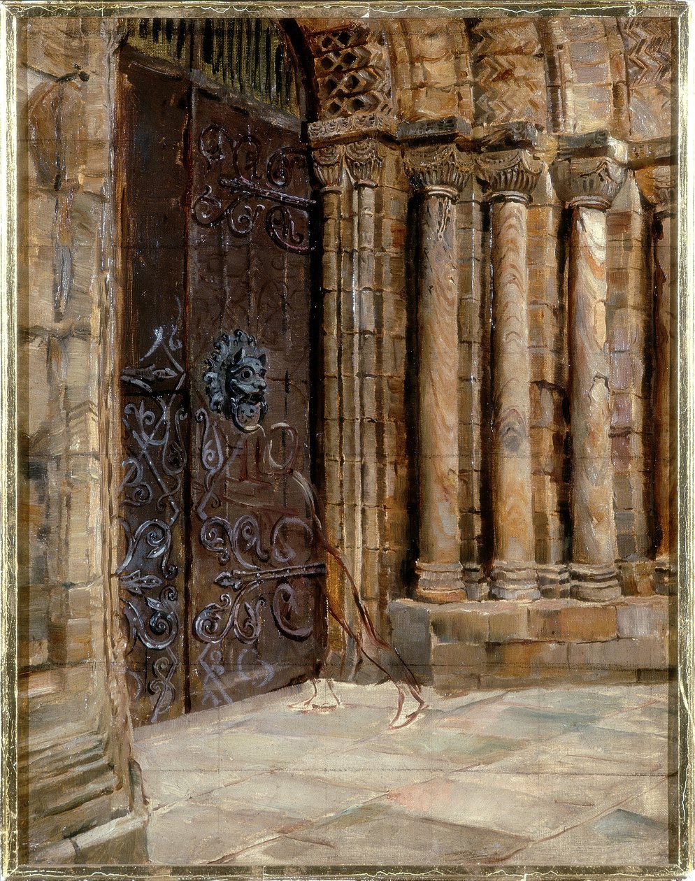 Szkic do „W poszukiwaniu sanktuarium” autorstwa Ralph Hedley