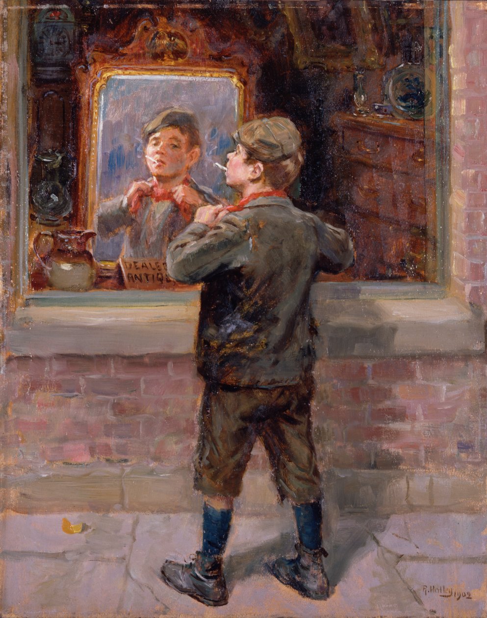 Stary sklep z osobliwościami, 1909 autorstwa Ralph Hedley