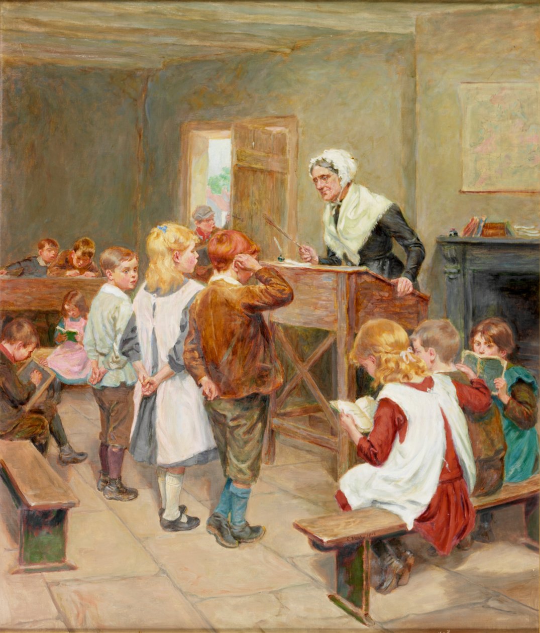 Szkoła Wiejska, 1912 autorstwa Ralph Hedley