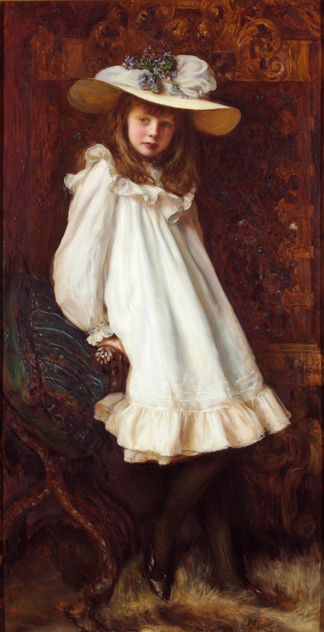 Portret Lady Maud Cavendish (olej na płótnie) autorstwa Ralph Peacock