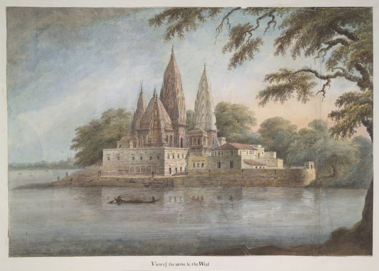 Gromada świątyń w Rajghat Sangam autorstwa Ram Sita