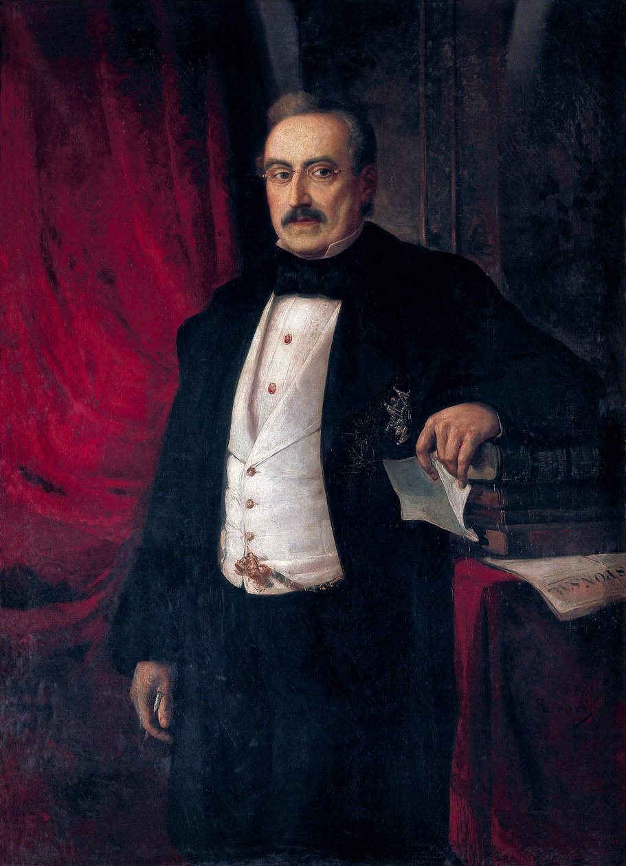 Portret pisarza i ekonomisty Buenaventury Carlosa Aribau (1798-1862) autorstwa Ramón Martí Alsina