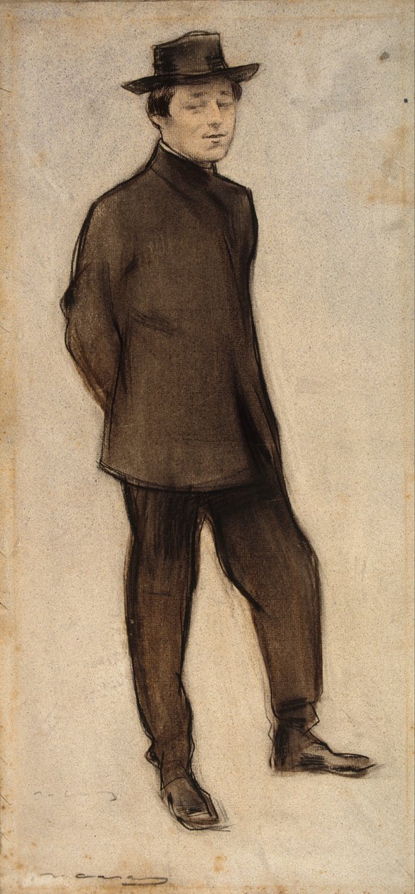 Portret Izyda Nonell autorstwa Ramon Casas i Carbo