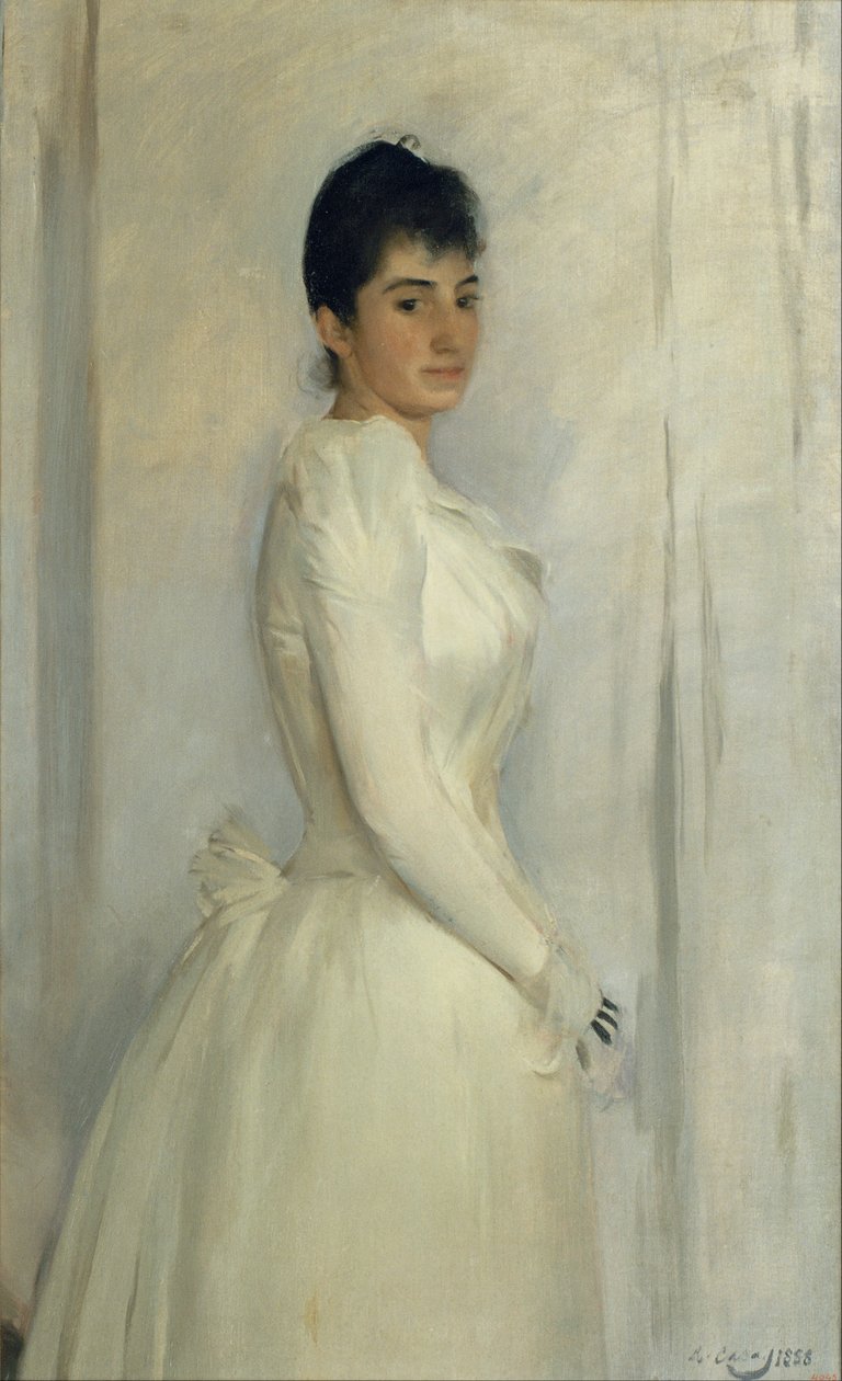 Portret Montserrat Carbó autorstwa Ramon Casas i Carbo