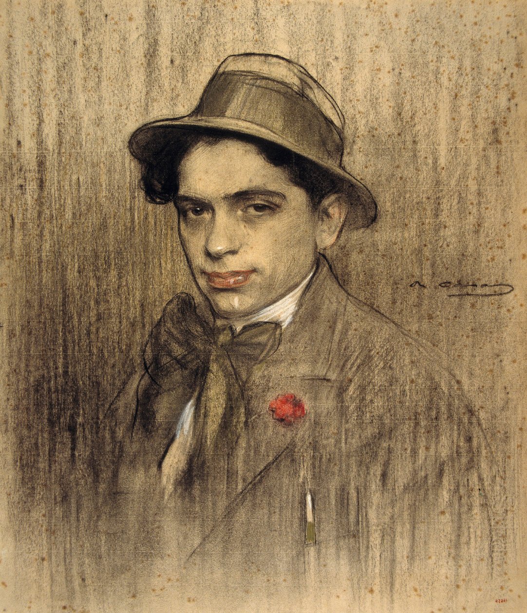 MNAC- Lluís Bagaria autorstwa Ramon Casas i Carbo