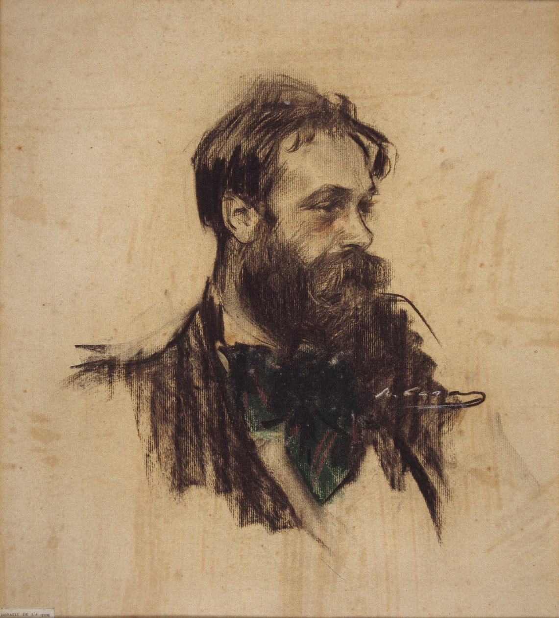 Portret autorstwa Ramon Casas i Carbo