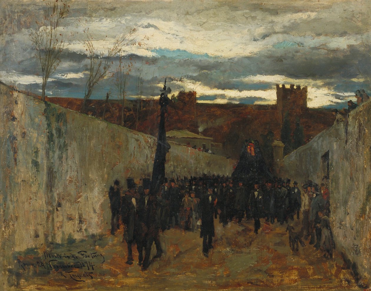 Pogrzeb Fortuny autorstwa Ramon Tusquets