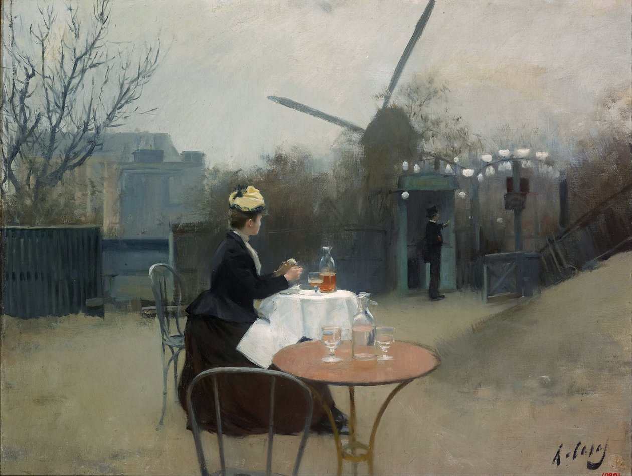 Plener - Casas, Ramon (1866-1932) - ok. godz. 1890 - Olej na płótnie - 50,5x65 - Narodowe Muzeum Sztuki Katalonii, Barcelona autorstwa Ramón Casas