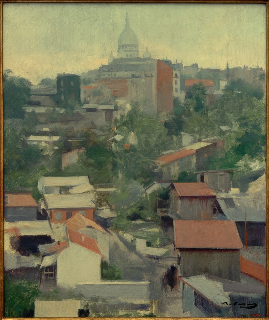 Sacré-Coeur, Montmartre autorstwa Ramon Casas i Carbo