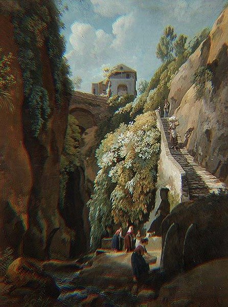 Capri (akwarela) autorstwa Ramsay Richard Reinagle