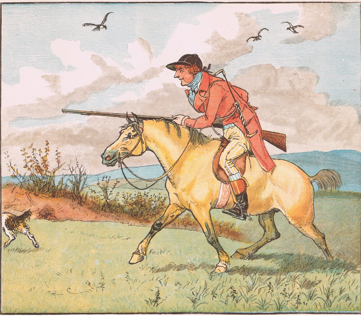 Ojciec poszedł na polowanie autorstwa Randolph Caldecott