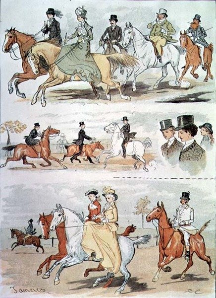 Poranna przejażdżka autorstwa Randolph Caldecott