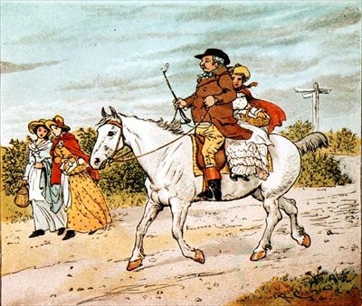 Rolnik kłusował po swojej siwej klaczy autorstwa Randolph Caldecott