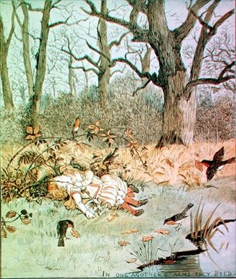 Babes in the Wood (ballada) autorstwa Randolph Caldecott