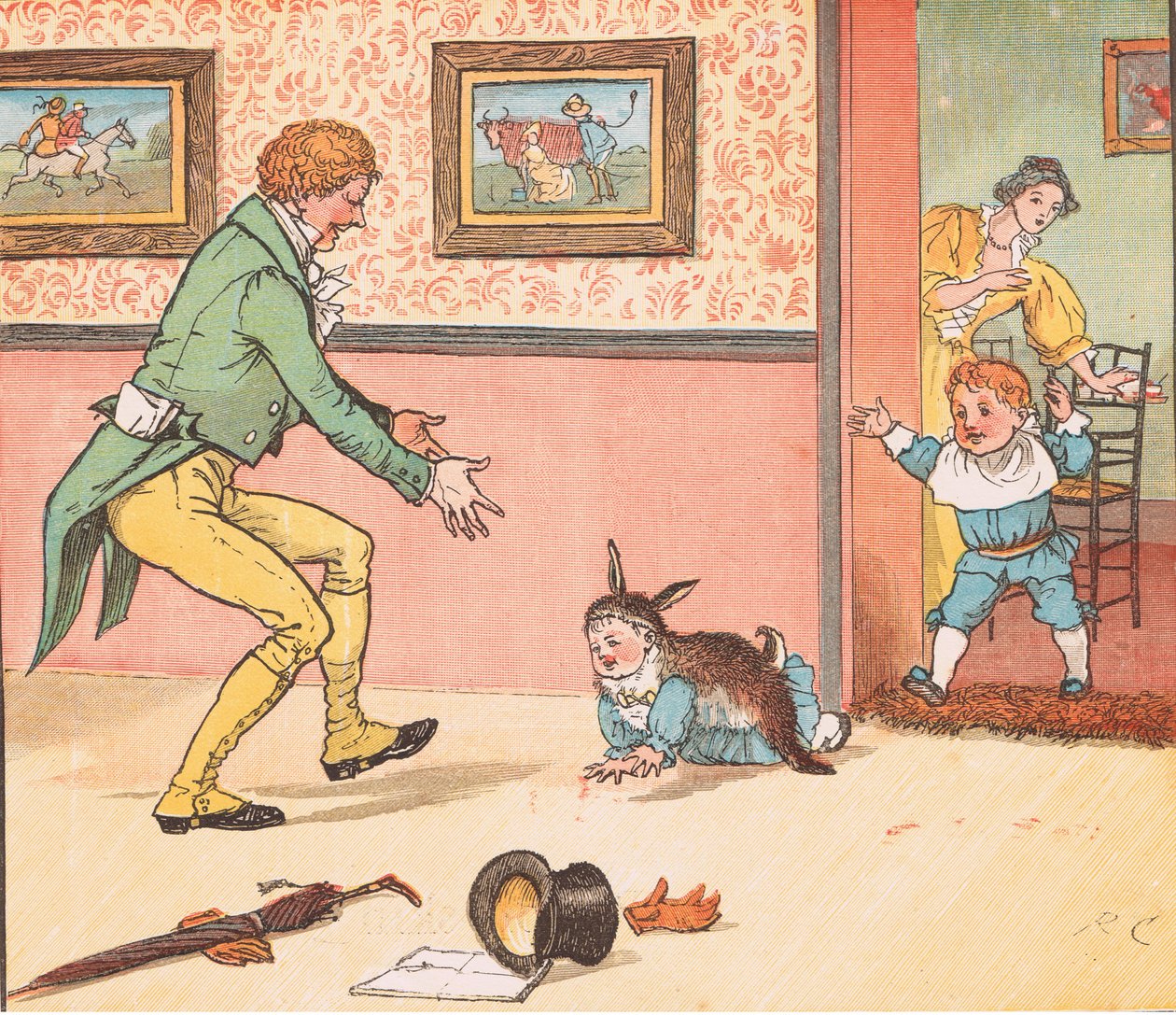 Poszedłem po skórę królika. autorstwa Randolph Caldecott