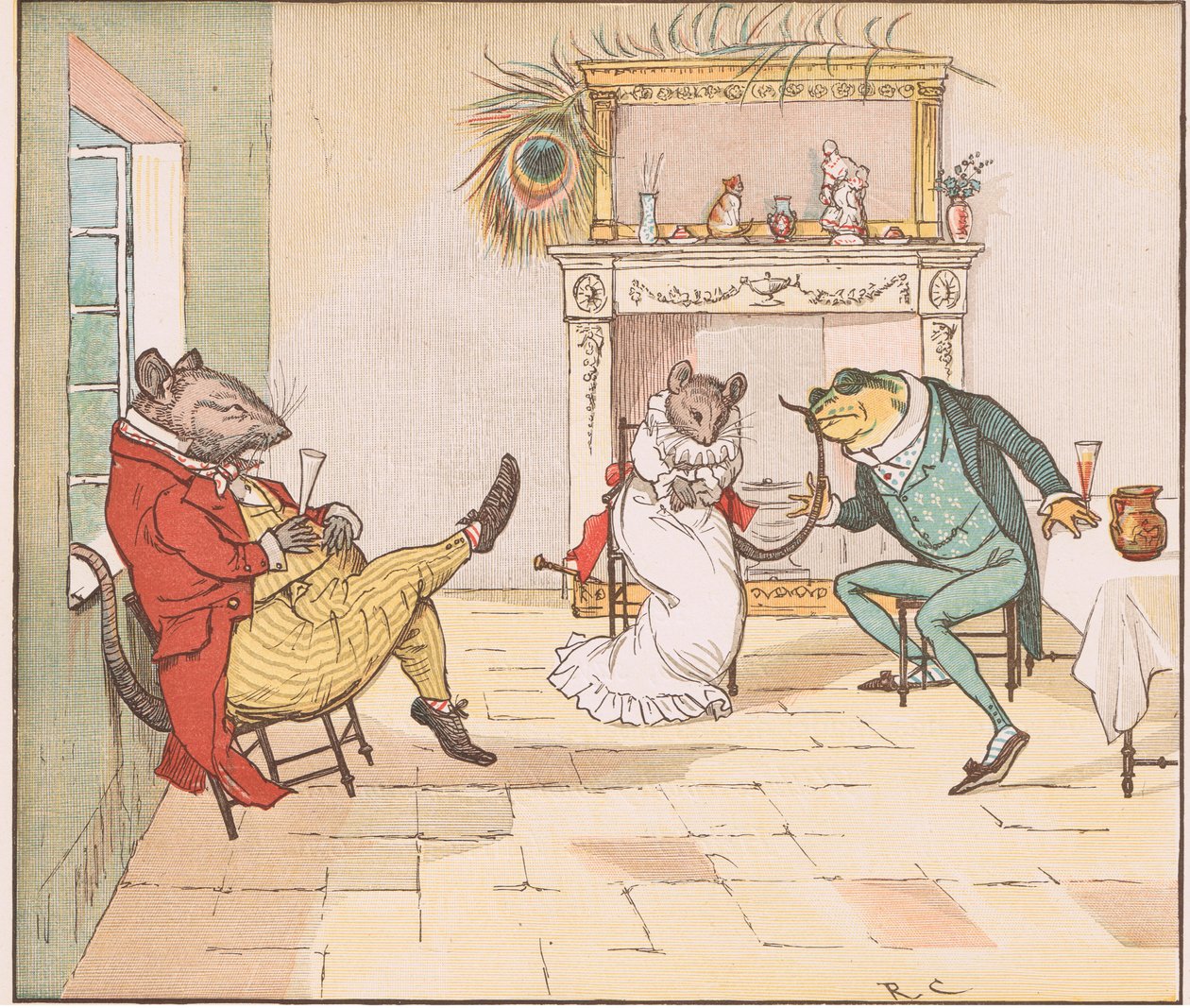 Módl się, panie żabo, czy dasz nam piosenkę autorstwa Randolph Caldecott